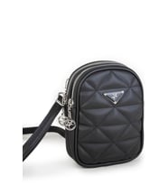 Nas Bag Çapraz Çanta Siyah Kapitone