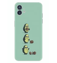 Nothing Phone 2 Kılıf Desenli Silikon Avokadılar 1352