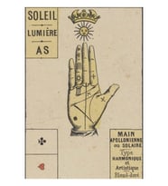 Fransız Tarot Kartı Güneş Tablo Ahşap Poster Dekoratif