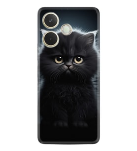 Oppo A5 Pro 5G Kılıf Boutique Baskılı Resimli Tombul Kedi Pcode -003