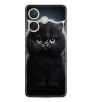 Oppo A5 Pro 5G Kılıf Boutique Baskılı Resimli Tombul Kedi Pcode -003
