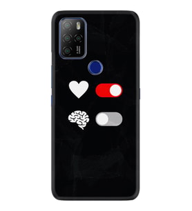 Omix X300 X500 X400 X600 X700 Kılıf Desemli Silikon Love Brain 1722