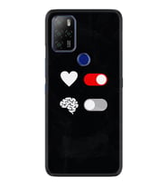 Omix X300 X500 X400 X600 X700 Kılıf Desemli Silikon Love Brain 1722