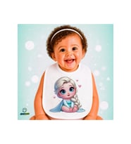 Elsa Keten Bebek Mama Önlüğü – Yumuşak, Emici, Yıkanabilir, Özel Tasarım P053