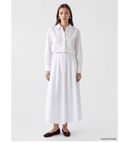 LCW Modest Beyaz Beli Lastikli Kloş Etek
