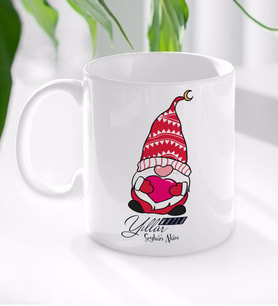 BK Gift Kişiye Özel Yılbaşı Mutlu Yıllar Tasarımlı Beyaz Kupa Bardak-13