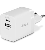 45W Seyahat Hızlı Şarj Aleti USB-C+USB-A 2SCP02B