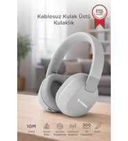 Bluetooth Kulaklık Kulak Üstü Kablosuz Kulaklık HD50 Gri