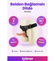 15.7 Cm Belden Bağlamalı Gerçekçi Strap-On – iyimor