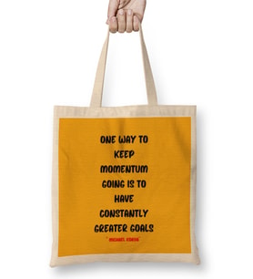 Motivational Quotes Sayings Words Gifts - Entrepreneurs İnspiration Success Work Typography Gifts Bez Çanta Uzun Saplı