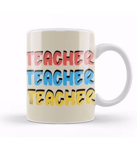 Teacher Gift Learning Inspire Science Student School Inspirational Kupa Bardak Porselen