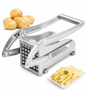 PATATO-CHIPPER MANUEL PATATES - SEBZE DİLİMLEME MAKİNESİ KOMPLE METAL ÜSTTEN KOLLU (5680)