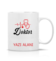 Kişiye Özel Doktor İçin Hediye Tasarım Kupa Çay Kahve Hediye Bardak-002