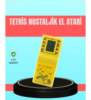 Retro Tetris El Aterisi – Pil ile Çalışan Taşınabilir Mini Oyun Konsolu