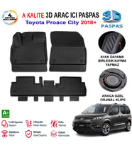 Toyota Proace City 3D Paspas Havuzlu Pro 2018 Sonrası
