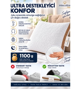 Silikon Yastık 70X50 Cm 1100 Gr Yıkanabilir
