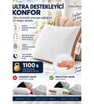 Silikon Yastık 70X50 Cm 1100 Gr Yıkanabilir