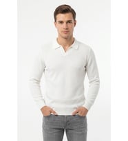 Erkek Spor Polo Yaka Mevsimlik Kazak BGL-ST05444
