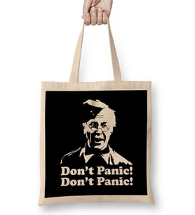 Dads Army Don t Panic Lance Corporal Jones Dads Army Bez Çanta Uzun Saplı