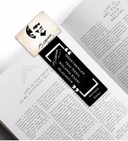 BK Gift Kişiye Özel İsimli Atatürk Temalı Ahşap Kitap Ayracı-24