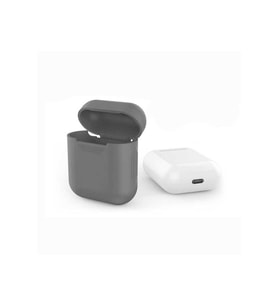 Apple Airpods Uyumlu Zore Standart Silikon Kılıf (Gri)