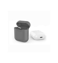 Apple Airpods Uyumlu Zore Standart Silikon Kılıf (Gri)