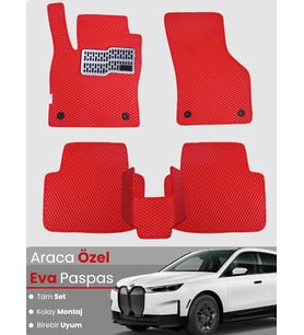 BMW İX (2022-2025) Uyumlu EVA Paspas Tam Set–Araca Özel,Su Geçirmez,Hızlı ve Kolay Montaj