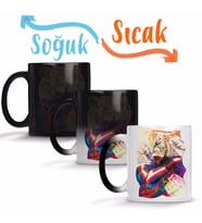 Bokuno heroacademia Plus Sihirli Kupa Bardak Porselen