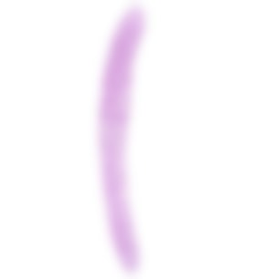 Konyax Çift Taraflı Şeffaf Mor Renkte Jel 45 cm Dildo