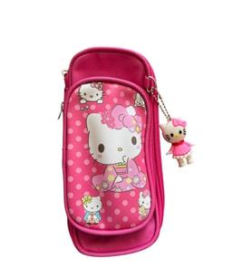 Sanrio Hello Kitty Kalemlik Çift Bölmeli Anahtarlıklı