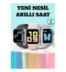 Mey İthalat® Akıllı Saat Arama Cevaplayan Dokunmatik Ekran Bleutooth Bağlantılı