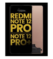 Redmi Note 12 Pro Uyumlu Ekran Dokunmatik Siyah Çıtasız