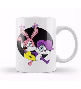 Babs Bunny And Fifi la Fume Kupa Bardak Porselen