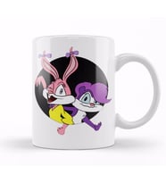 Babs Bunny And Fifi la Fume Kupa Bardak Porselen