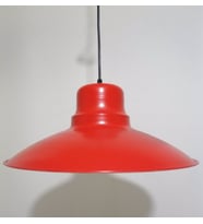 RİOLİGHT RETRO KIRMIZI İÇİ GOLD TEKLİ METAL SARKIT ÇAP: 37CM (Siyah)