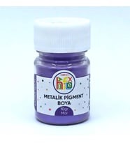 EPOKSİ REÇİNE METALİK SEDEFLİ PİGMENT TOZ BOYA MOR RENK 10 GR
