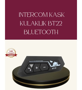 Motosiklet Sürüşleri İçin Bt22 Kask Bluetooth Kulaklık Mikrofonlu