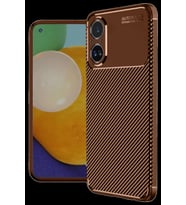 Pilelistore   Realme 12 Lite Kılıf Auto Focus Karbon Kapak - Kahverengi