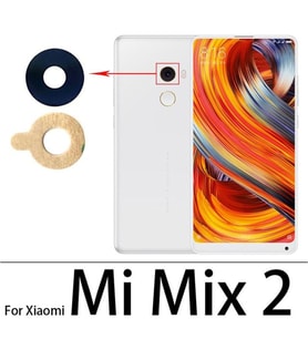 Tkgz Xiaomi Mİ MİX 2 Arka Kamera Camı Lens Yapışkanlı