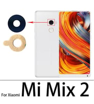 Tkgz Xiaomi Mİ MİX 2 Arka Kamera Camı Lens Yapışkanlı