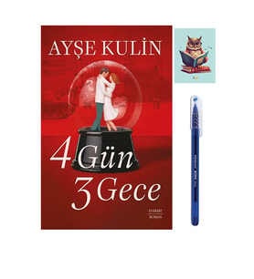 4 Gün 3 Gece Romanı -Ayşe Kulin - 9786253692018 - ( KALEM VE NOT DEFTERLİ ) (Renksiz)