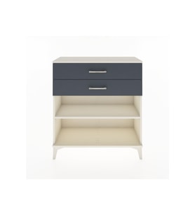 Arges Şifonyer Tek Raflı 2 Çekmeceli 88x30x96 Aytaşı-Antrasit