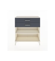 Arges Şifonyer Tek Raflı 2 Çekmeceli 88x30x96 Aytaşı-Antrasit