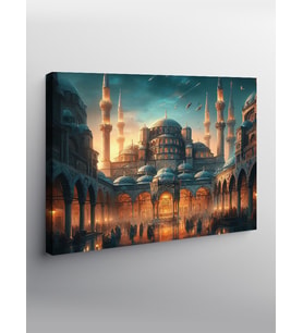 Kanvas Tablo Cami Manzarası