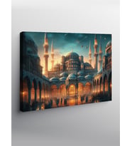 Kanvas Tablo Cami Manzarası