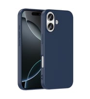 iPhone 17 Kılıf Lansman Tasarım İç Yüzeyi Kadife Silikon (Lacivert)