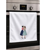Valerine Life El Kurulama Havlusu 30x50cm Mutfak, Fırın için Pamuklu Emici Aramızda Kalsın