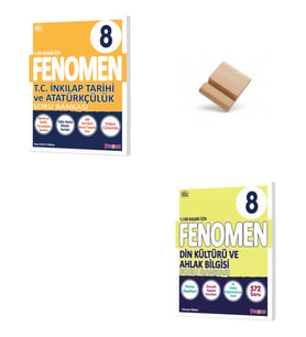 Fenomen LGS 2027 İnkılap Tarihi ve Din Kültürü Soru Bankası + Telefon Standı