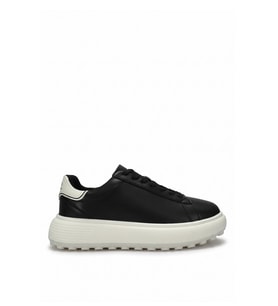 Lufian 111230270 Rainbow Erkek Hakiki Deri Klasik Sneaker Siyah