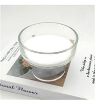 Kristal Tozu Boncuk Vanilya Kokulu Parafin (Mum Yapım Malzemesi ) 100 Gram+5 Metre Fitil  Sade Beyaz (Düz)